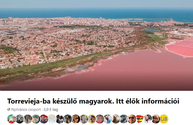 Torrevieja-ban élőknek és oda készülőknek FB Csoport